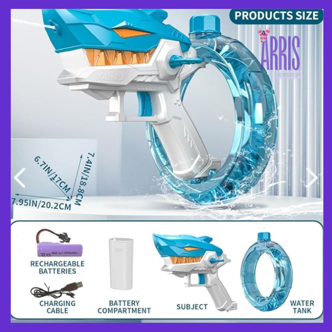 AquaShark™ PISTOLA AGUA ELECTRICA DE TIBURON